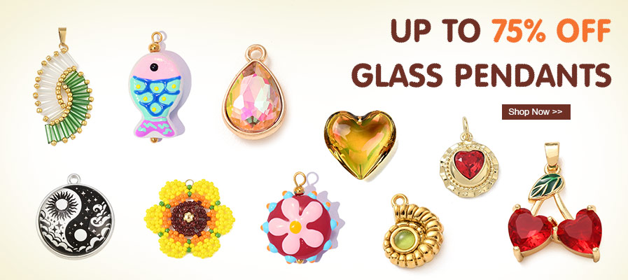 Glass Pendants Up To 75% OFF