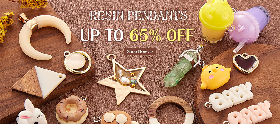 Resin Pendants Up To 65% OFF