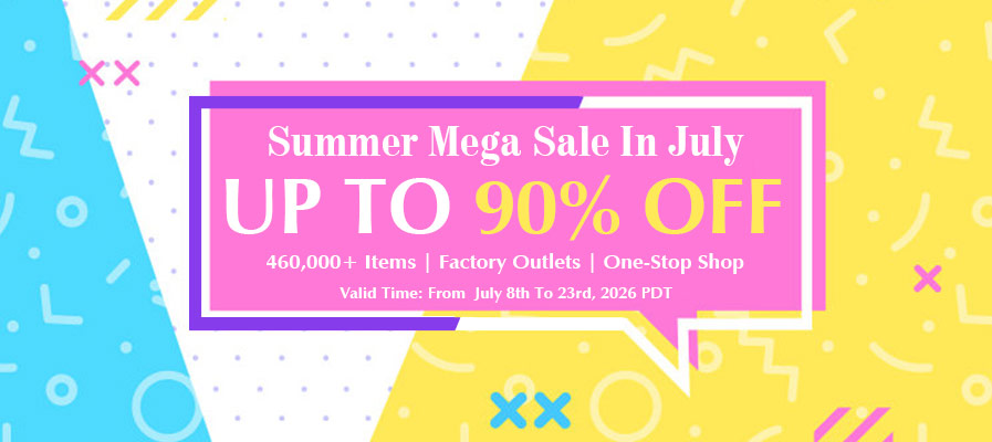 July Mega Sale Up To 90% Off