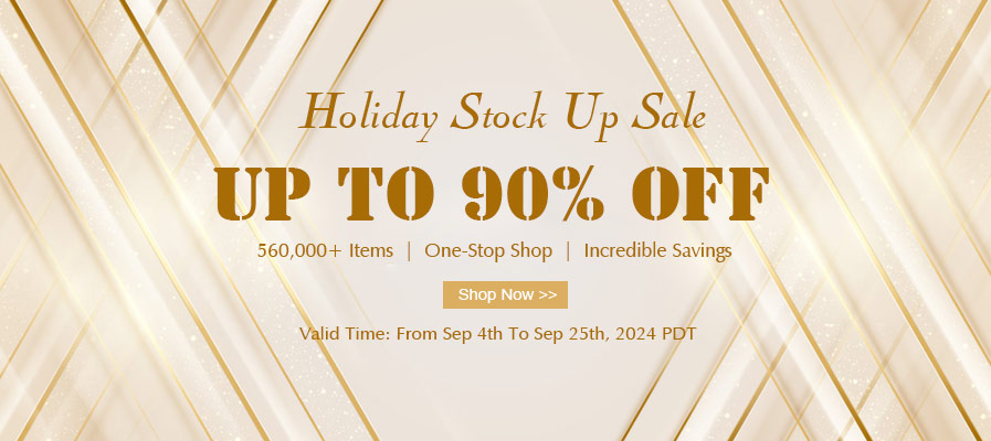 Holiday Stock Up Sale Up To 90% OFF