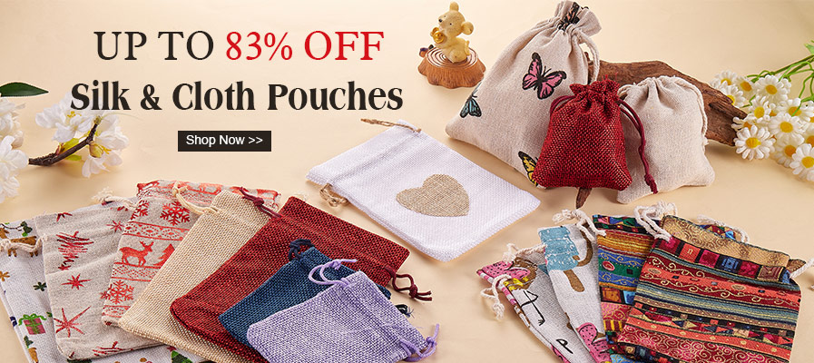 Silk & Cloth Pouches Up To 83% OFF