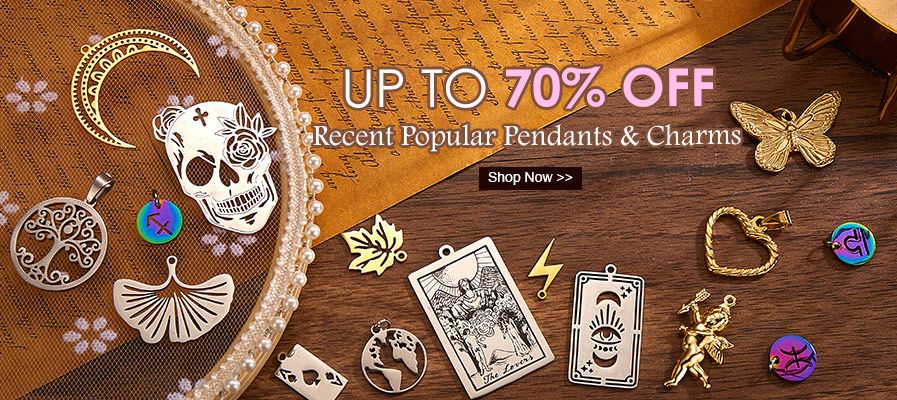Popular Pendants & Charms Up To 70% OFF