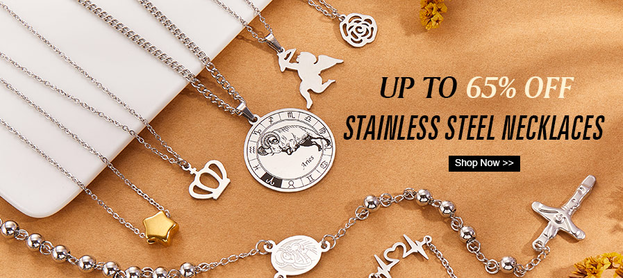 Stainless Steel Neckilaces Up To 65% OFF