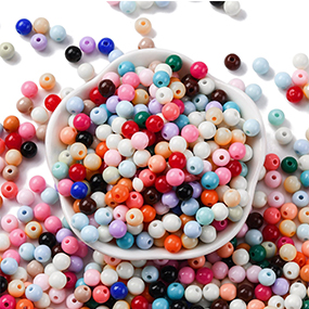 Opaque Acrylic Beads