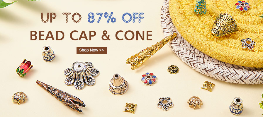 Bead Cap & Cone Up To 74% OFF