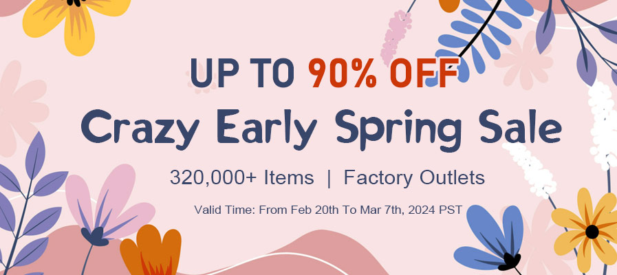 Crazy Early Spring Sale Up To 90% OFF