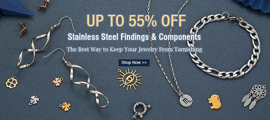 Stainless Steel Findings & Component Up To 55% OFF