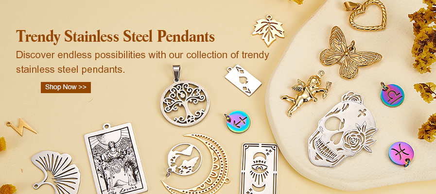 Trendy Stainless Steel Pendants