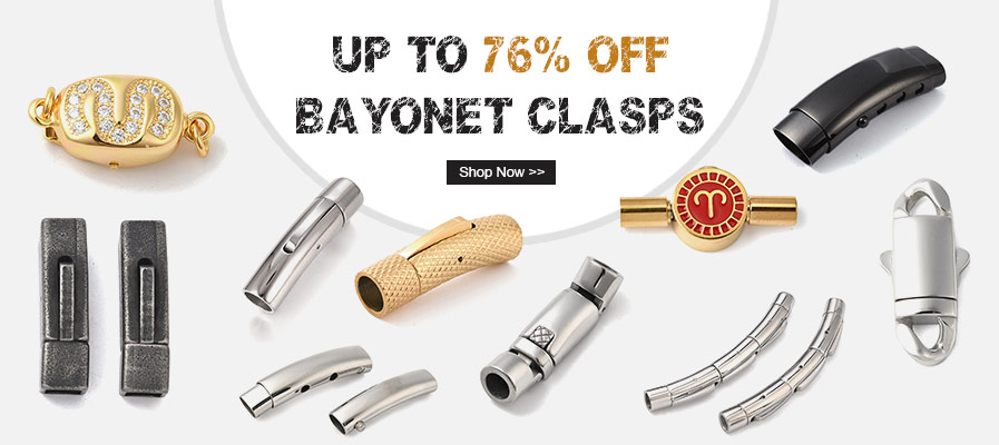 Bayonet Clasps Up To 76% OFF