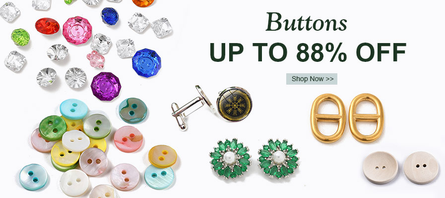 Buttons Up To 88% OFF