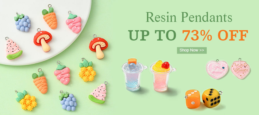 Resin Pendants Up To 73% OFF
