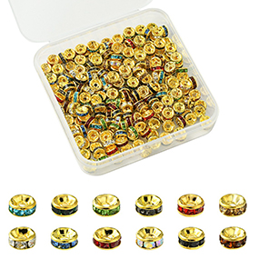 Rhinestone Spacer Beads