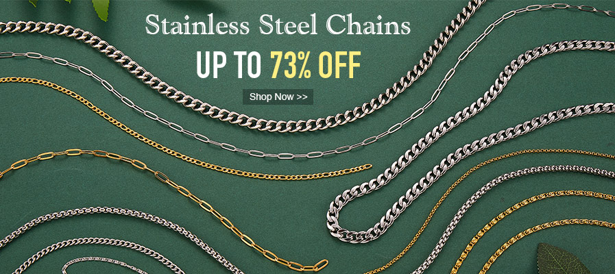 Stainless Steel Chains Up To 73% OFF