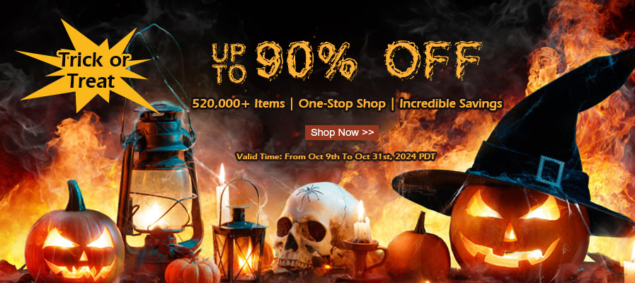 Halloween Sale Up To 90% OFF